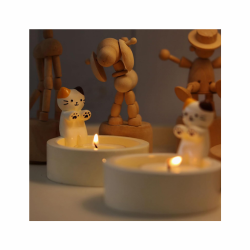 Cat-Shaped Candle Holder