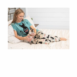 Feline Print Pajama Set