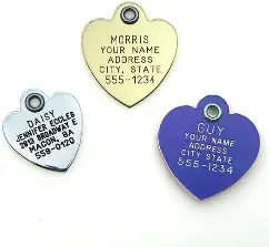 LuckyPet Durable Plastic Pet ID Tag
