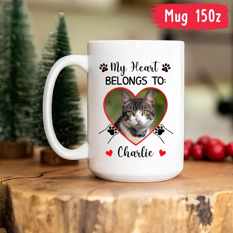 'My Heart Belongs To Cats' Mug